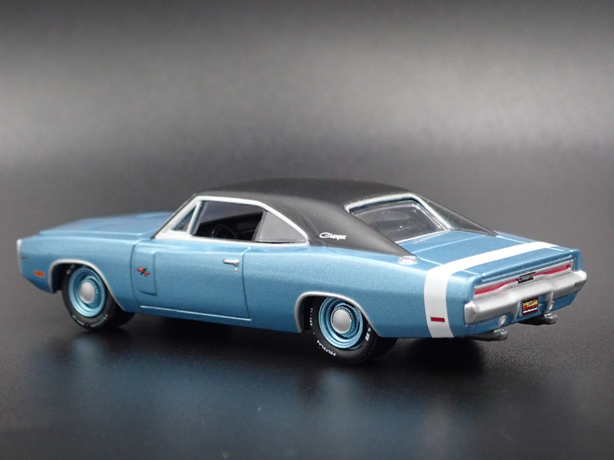 1970 DODGE CHARGER R/T HEMI RARE 1:64 SCALE LIMITED DIORAMA DIECAST MODEL CAR-Burning Rubber Toy Company