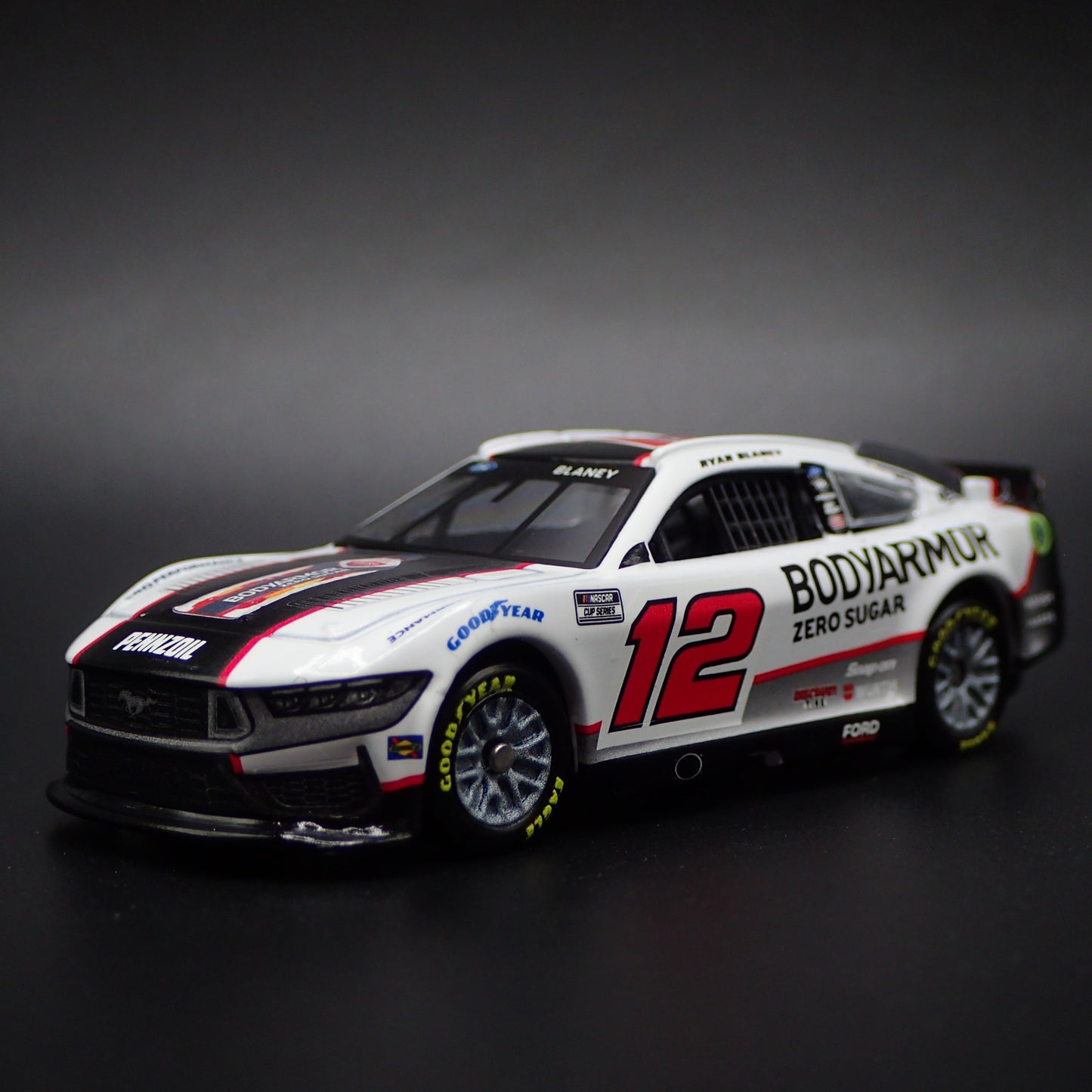 2024 24 FORD MUSTANG #12 RYAN BLANEY BODYARMOR NASCAR 1:64 SCALE DIECAST CAR