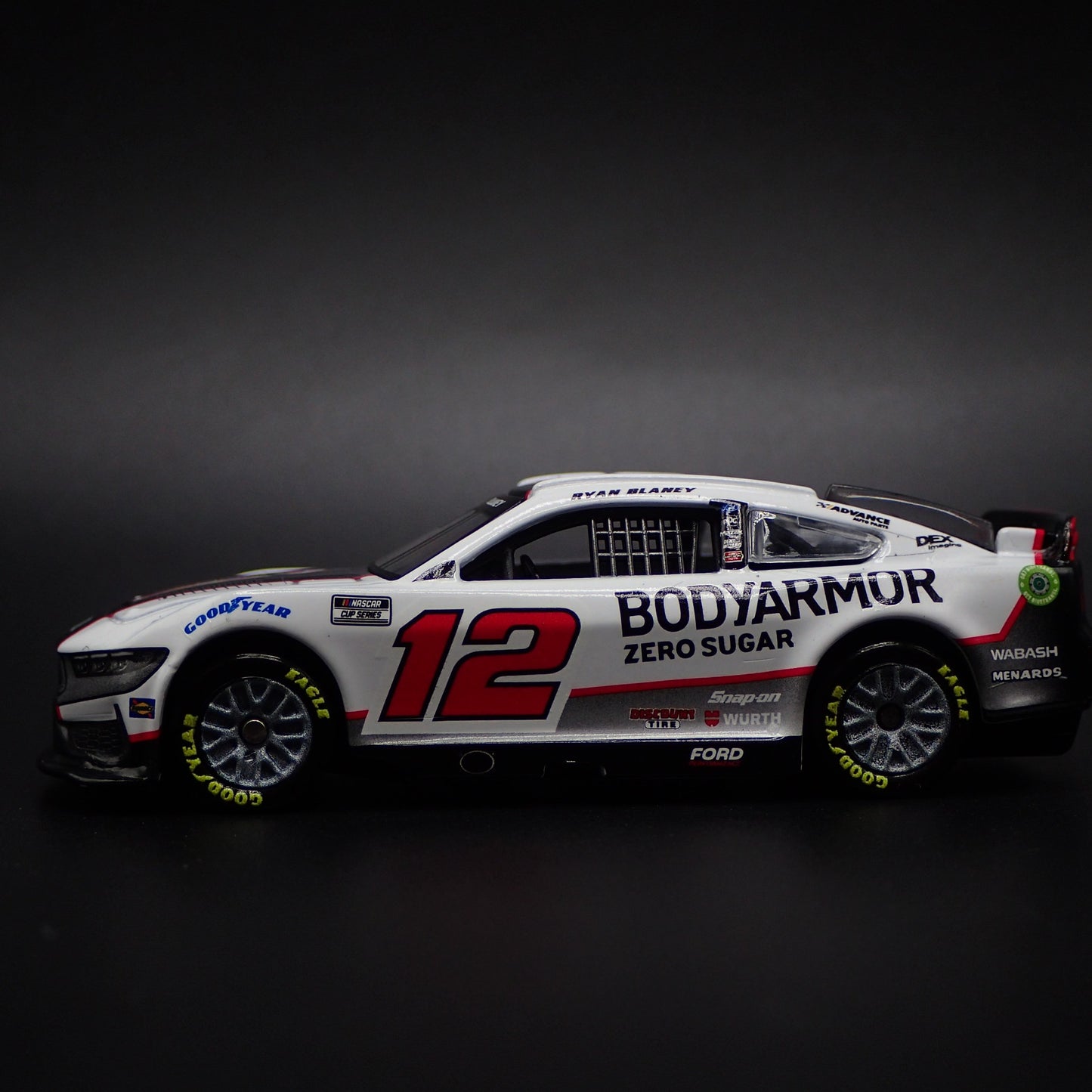 2024 24 FORD MUSTANG #12 RYAN BLANEY BODYARMOR NASCAR 1:64 SCALE DIECAST CAR
