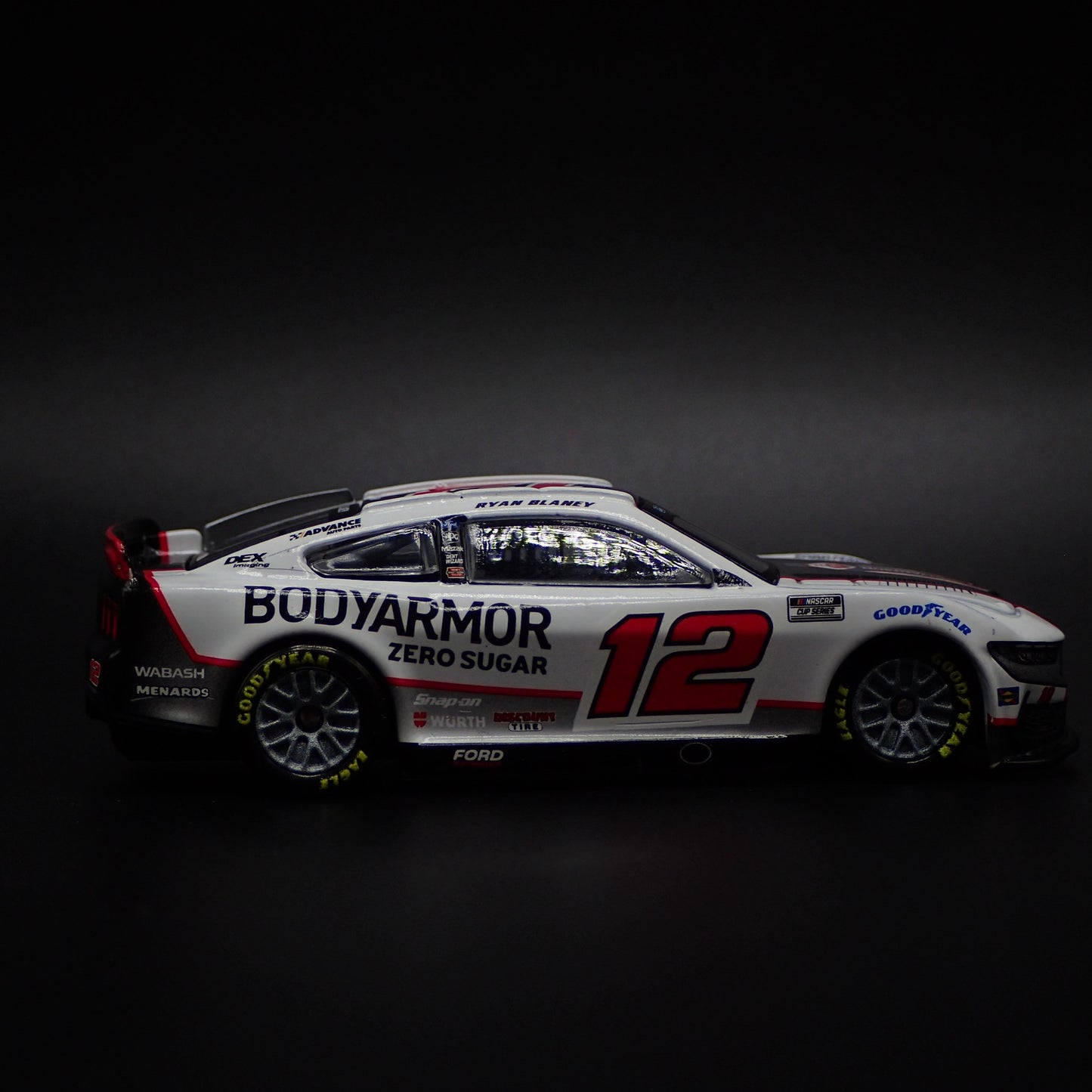 2024 24 FORD MUSTANG #12 RYAN BLANEY BODYARMOR NASCAR 1:64 SCALE DIECAST CAR