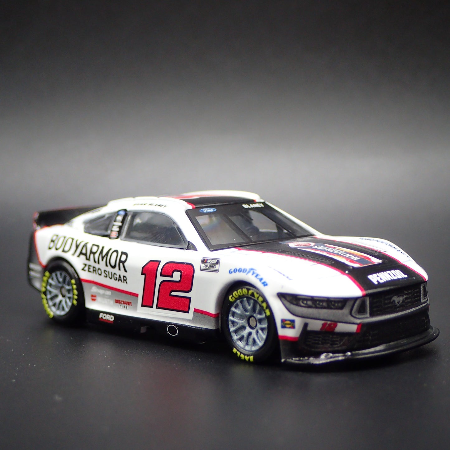 2024 24 FORD MUSTANG #12 RYAN BLANEY BODYARMOR NASCAR 1:64 SCALE DIECAST CAR
