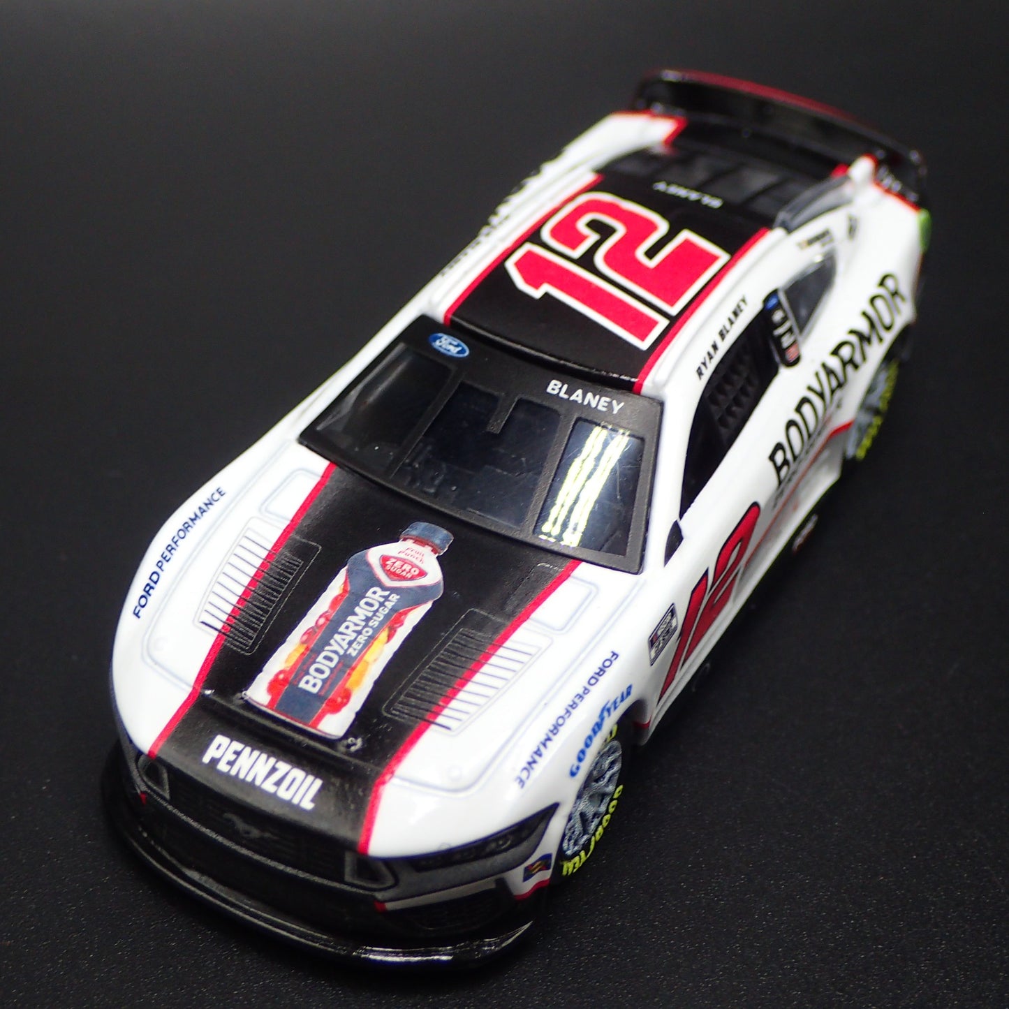 2024 24 FORD MUSTANG #12 RYAN BLANEY BODYARMOR NASCAR 1:64 SCALE DIECAST CAR