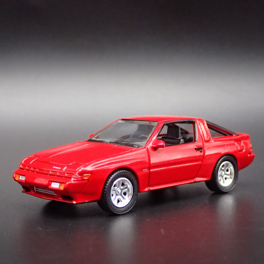 1986 86 DODGE CONQUEST TSI RED 1:64 SCALE COLLECTIBLE DIORAMA DIECAST MODEL CAR