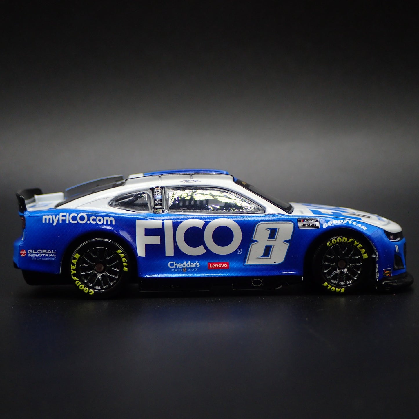 2024 24 CHEVROLET CAMARO ZL1 8 KYLE BUSCH FICO NASCAR 1:64 DIECAST MODEL CAR