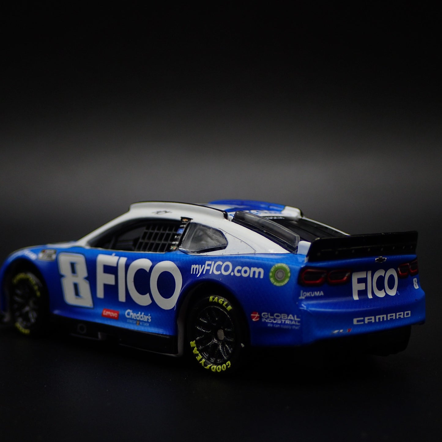 2024 24 CHEVROLET CAMARO ZL1 8 KYLE BUSCH FICO NASCAR 1:64 DIECAST MODEL CAR