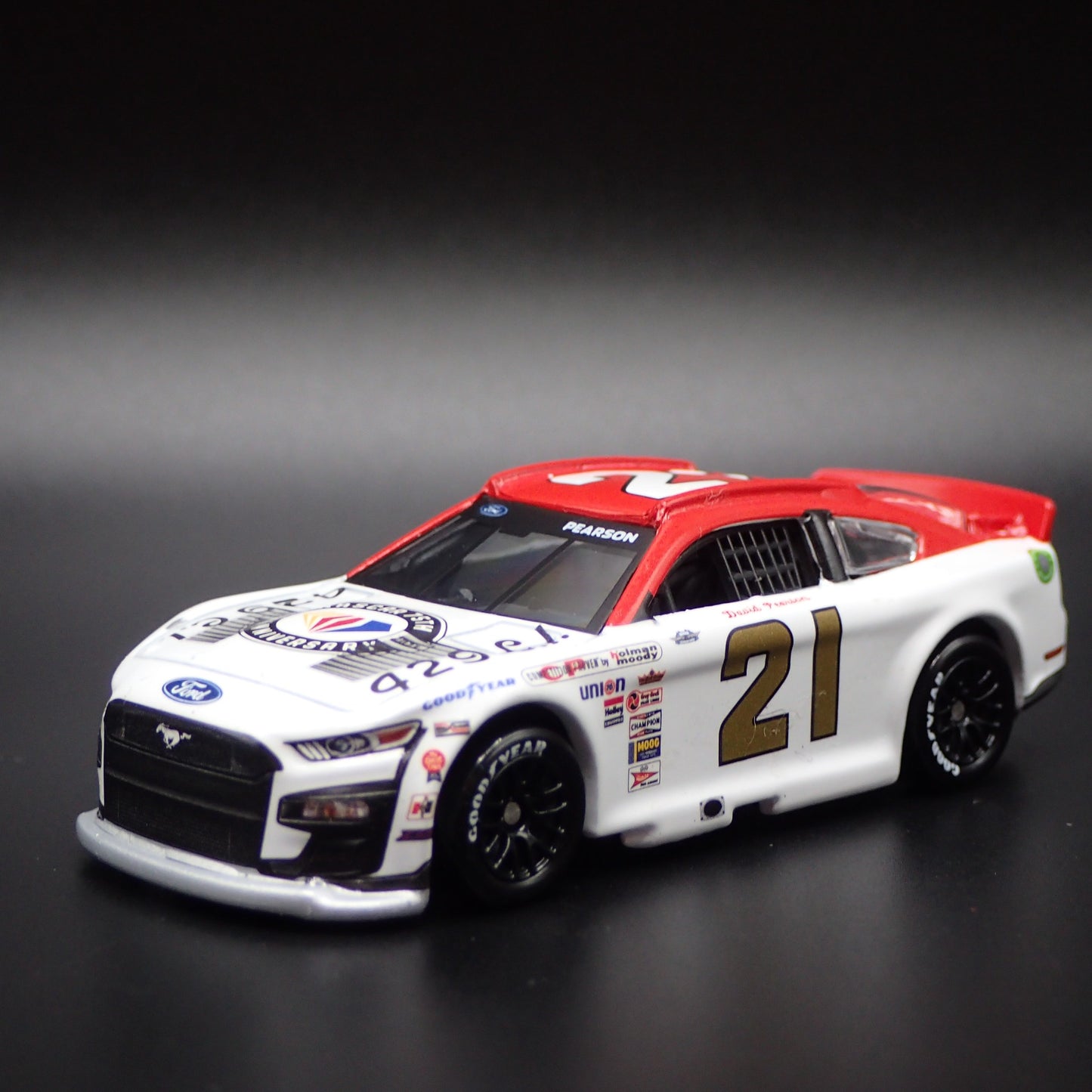 2023 23 MUSTANG #21 DAVID PEARSON 75TH ANNV NASCAR 1:64 SCALE DIECAST MODEL CAR