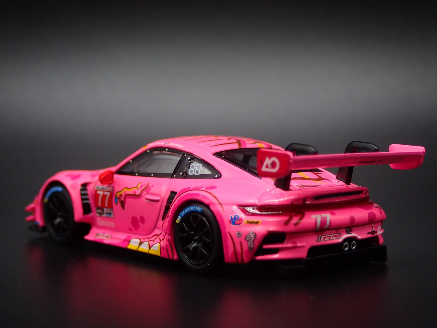 PORSCHE 911 GT3 #77 ROXY 2024 IMSA AO 1:64 SCALE COLLECTIBLE DIECAST MODEL CAR