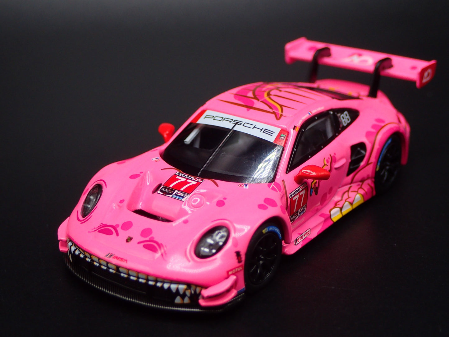 PORSCHE 911 GT3 #77 ROXY 2024 IMSA AO 1:64 SCALE COLLECTIBLE DIECAST MODEL CAR