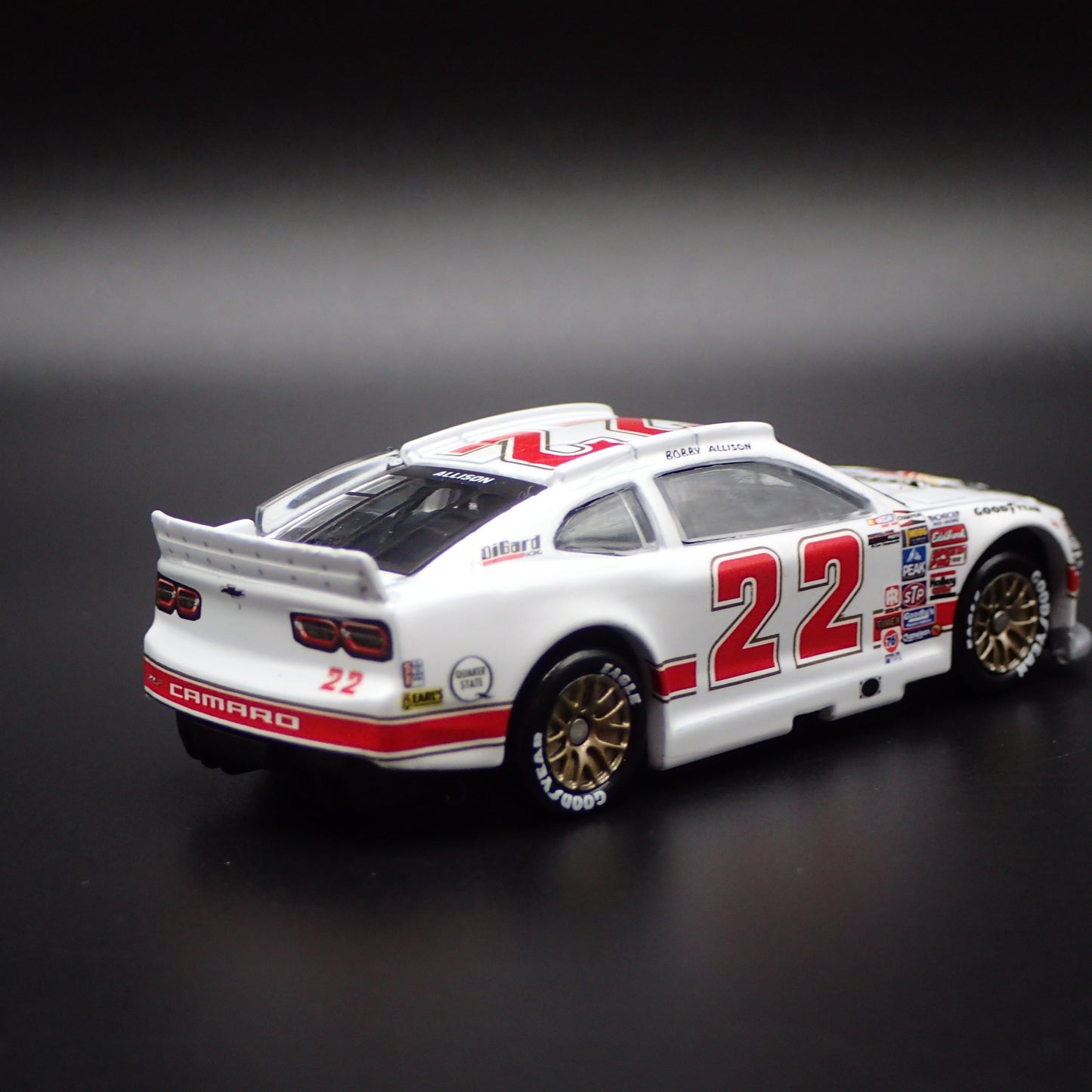2023 CHEVY CAMARO ZL1 #22 BOBBY ALLISON 75TH ANV NASCAR 1:64 SCALE DIECAST CAR