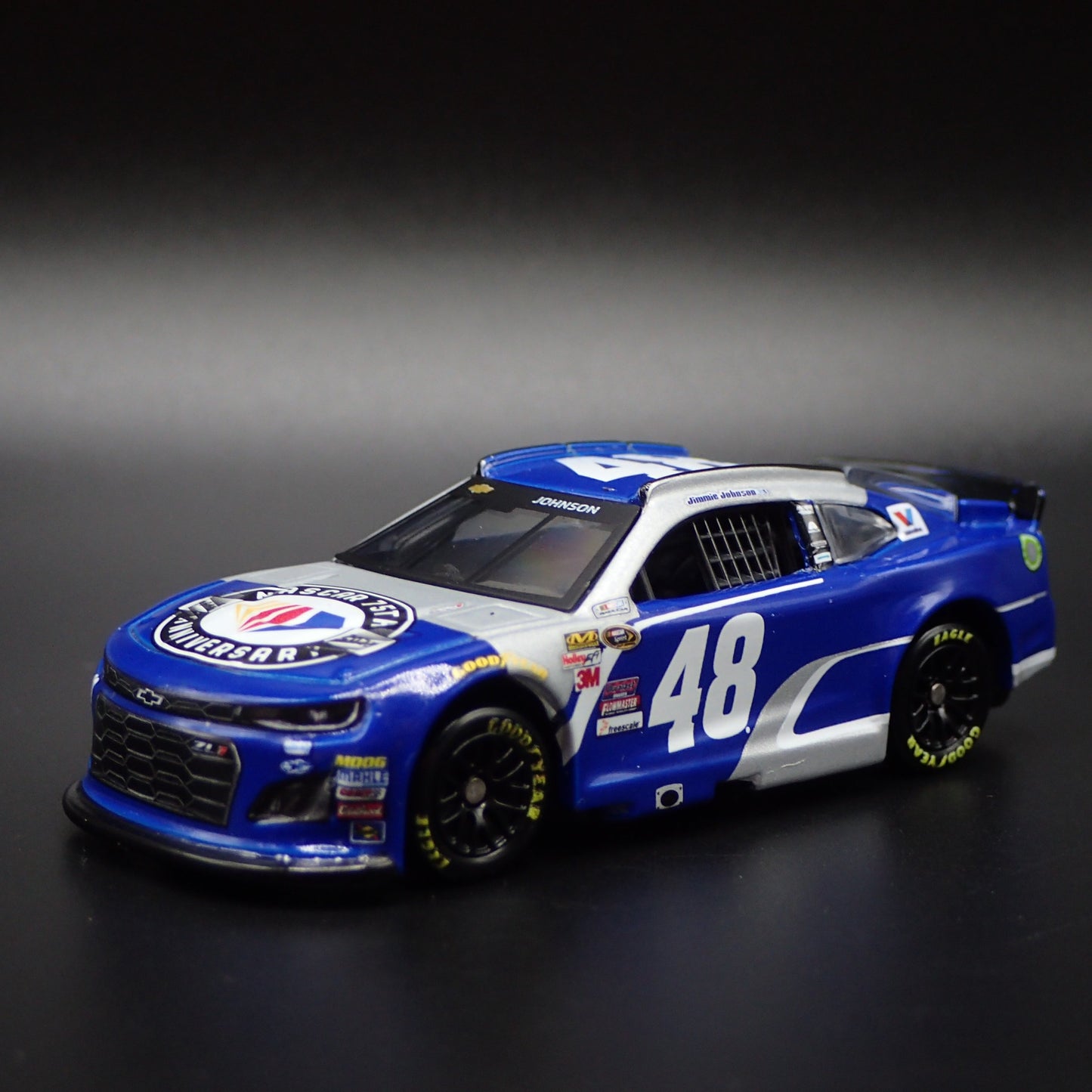 2023 CHEVY CAMARO ZL1 48 JIMMIE JOHNSON 75TH ANV NASCAR 1:64 SCALE DIECAST CAR