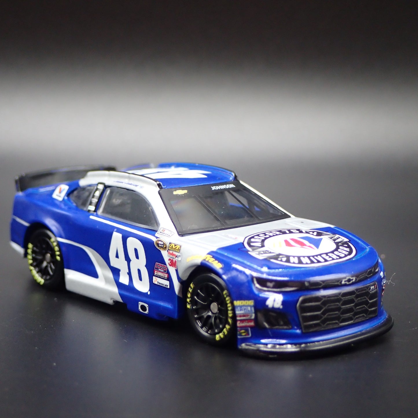 2023 CHEVY CAMARO ZL1 48 JIMMIE JOHNSON 75TH ANV NASCAR 1:64 SCALE DIECAST CAR