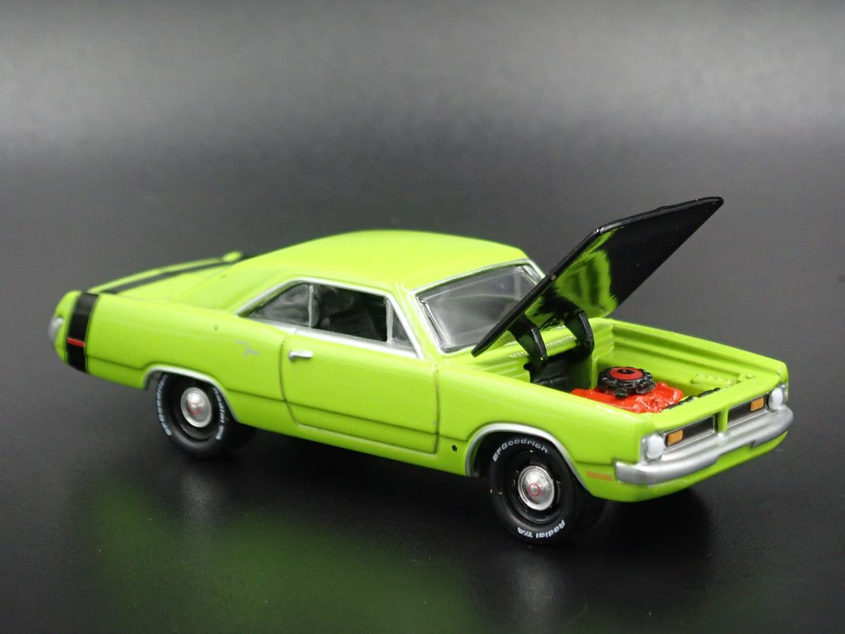 1970 70 DODGE DART SWINGER 340 GREEN 1:64 SCALE COLLECTIBLE DIECAST MODEL CAR