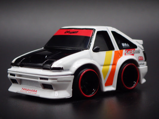 1983-1987 TOYOTA SPRINTER AE86 WHITE TUNED JDM 1/64 SCALE DIECAST MODEL CAR