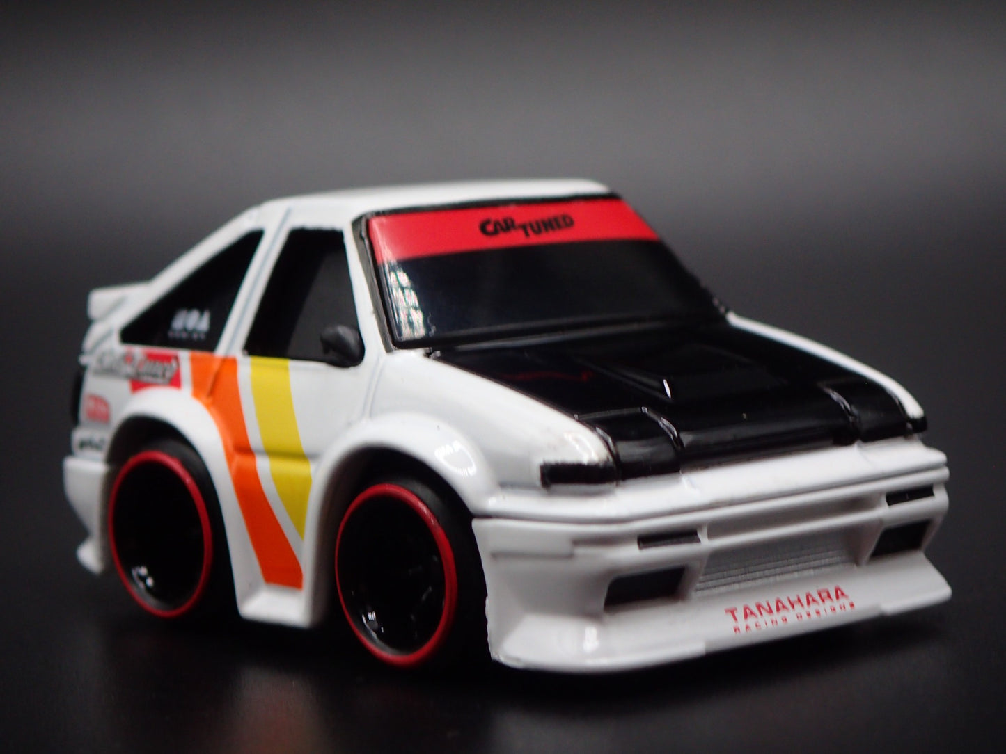 1983-1987 TOYOTA SPRINTER AE86 WHITE TUNED JDM 1/64 SCALE DIECAST MODEL CAR