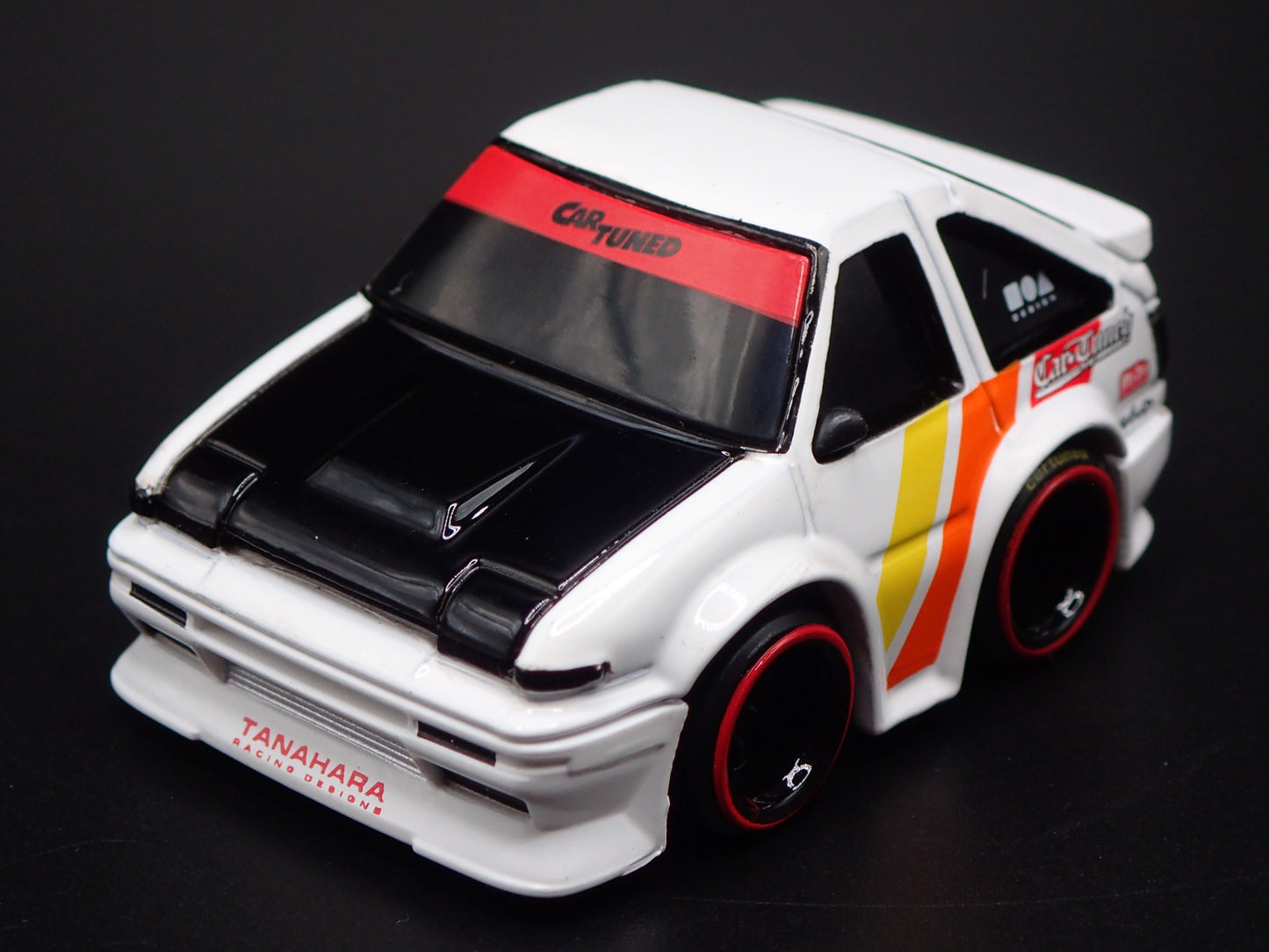 1983-1987 TOYOTA SPRINTER AE86 WHITE TUNED JDM 1/64 SCALE DIECAST MODEL CAR