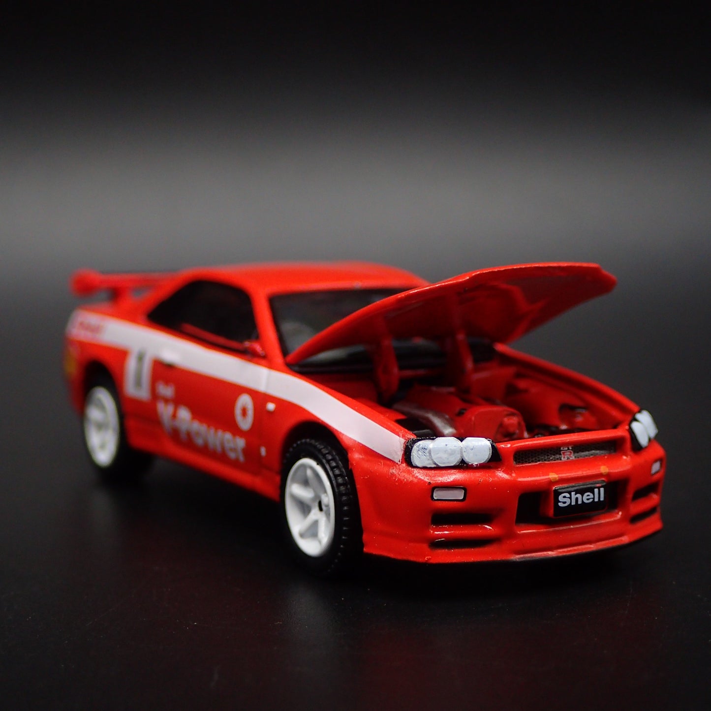 1999-2002 NISSAN SKYLINE GTR R34 SHELL 1:64 SCALE COLLECTIBLE DIECAST MODEL CAR
