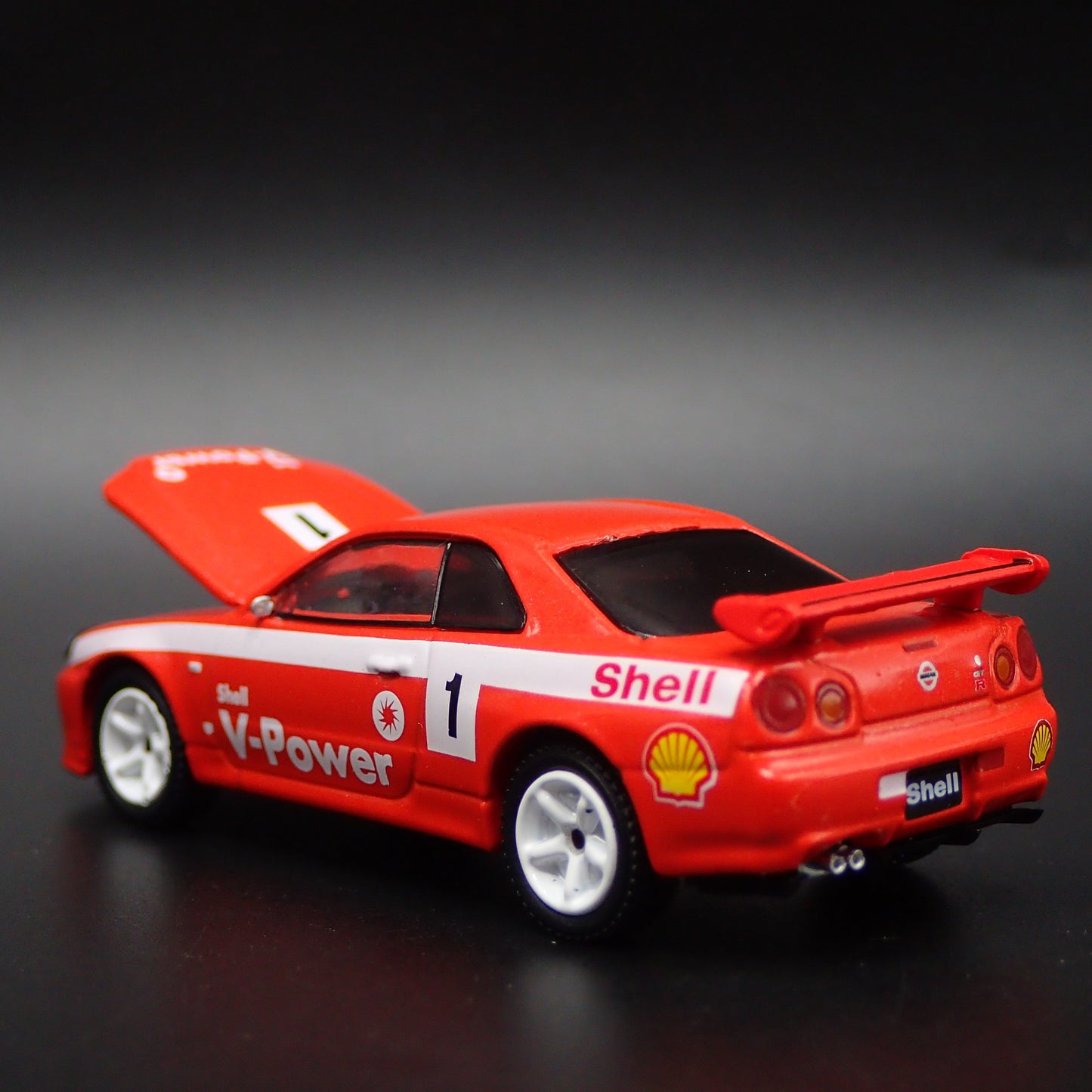 1999-2002 NISSAN SKYLINE GTR R34 SHELL 1:64 SCALE COLLECTIBLE DIECAST MODEL CAR
