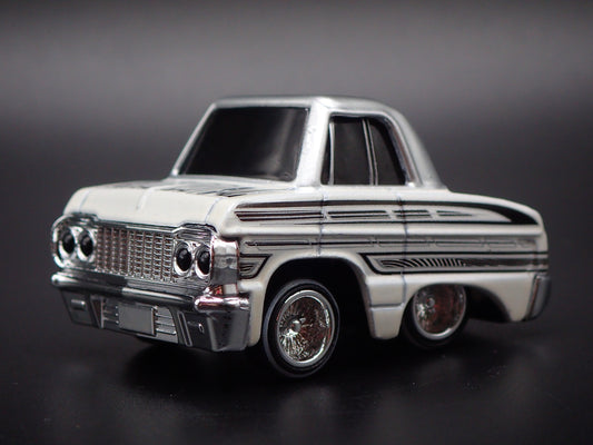 1964 64 CHEVY CHEVROLET IMPALA CAR TUNED WHITE 1:64 SCALE DIECAST MODEL CAR