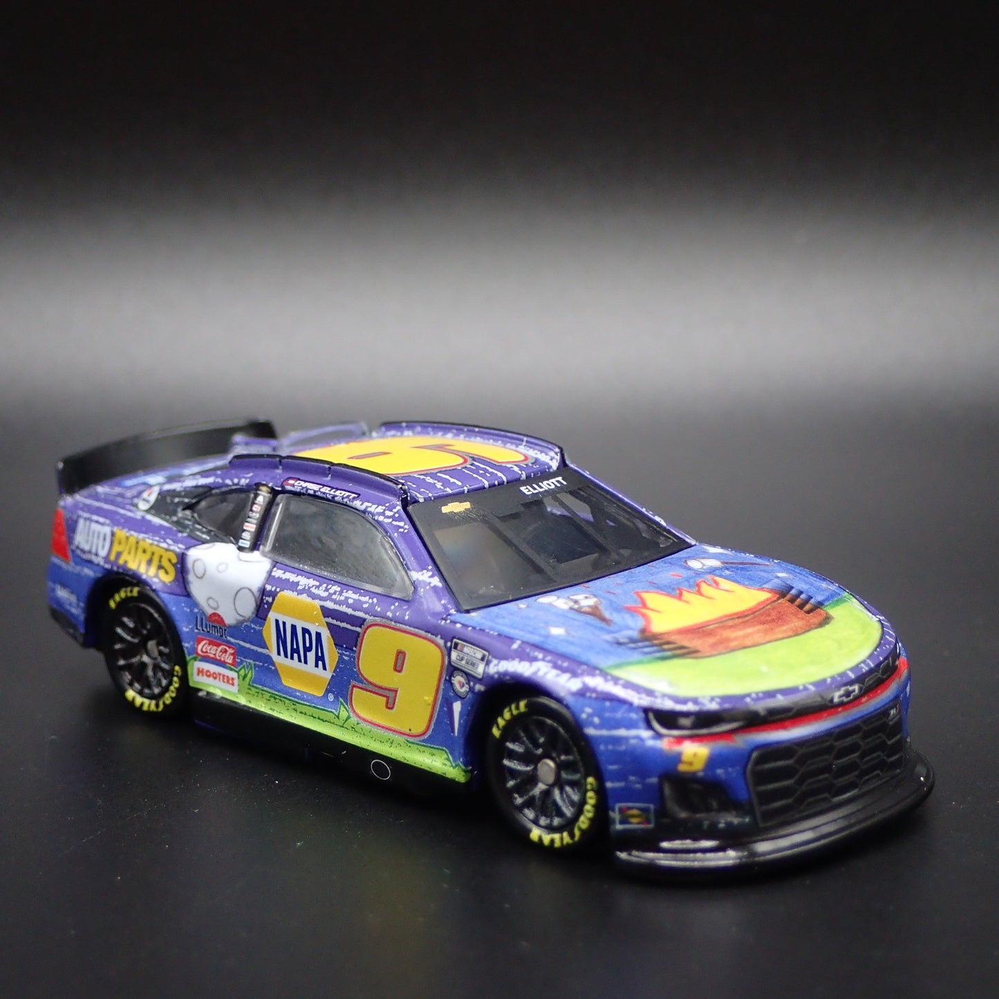 2023 23 CHEVY CAMARO ZL1 9 CHASE ELLIOTT NAPA CHILDRENS NASCAR 1:64 DIECAST CAR