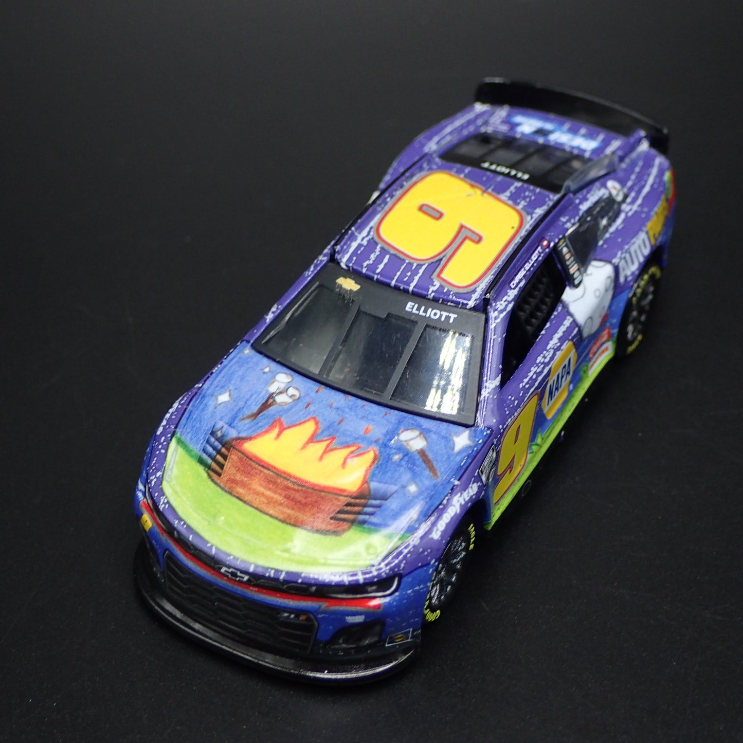 2023 23 CHEVY CAMARO ZL1 9 CHASE ELLIOTT NAPA CHILDRENS NASCAR 1:64 DIECAST CAR