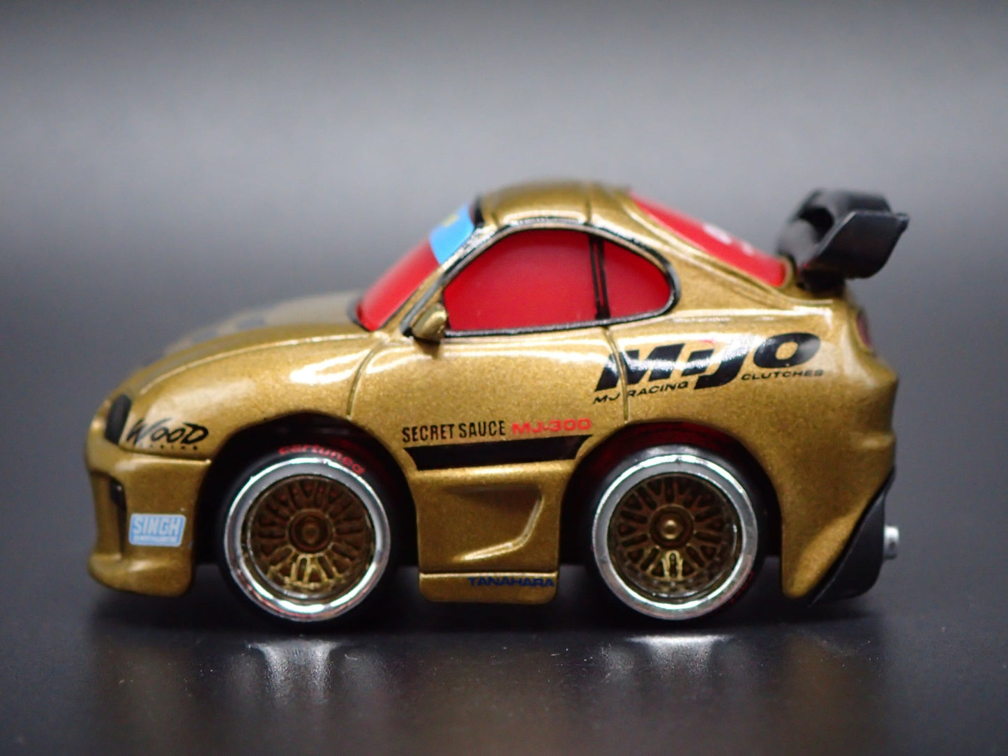1993-2002 TOYOTA SUPRA CAR TUNED GOLD JDM 1/64 SCALE DIORAMA DIECAST MODEL CAR