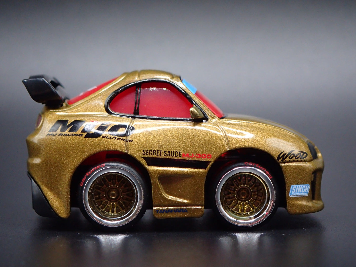 1993-2002 TOYOTA SUPRA CAR TUNED GOLD JDM 1/64 SCALE DIORAMA DIECAST MODEL CAR