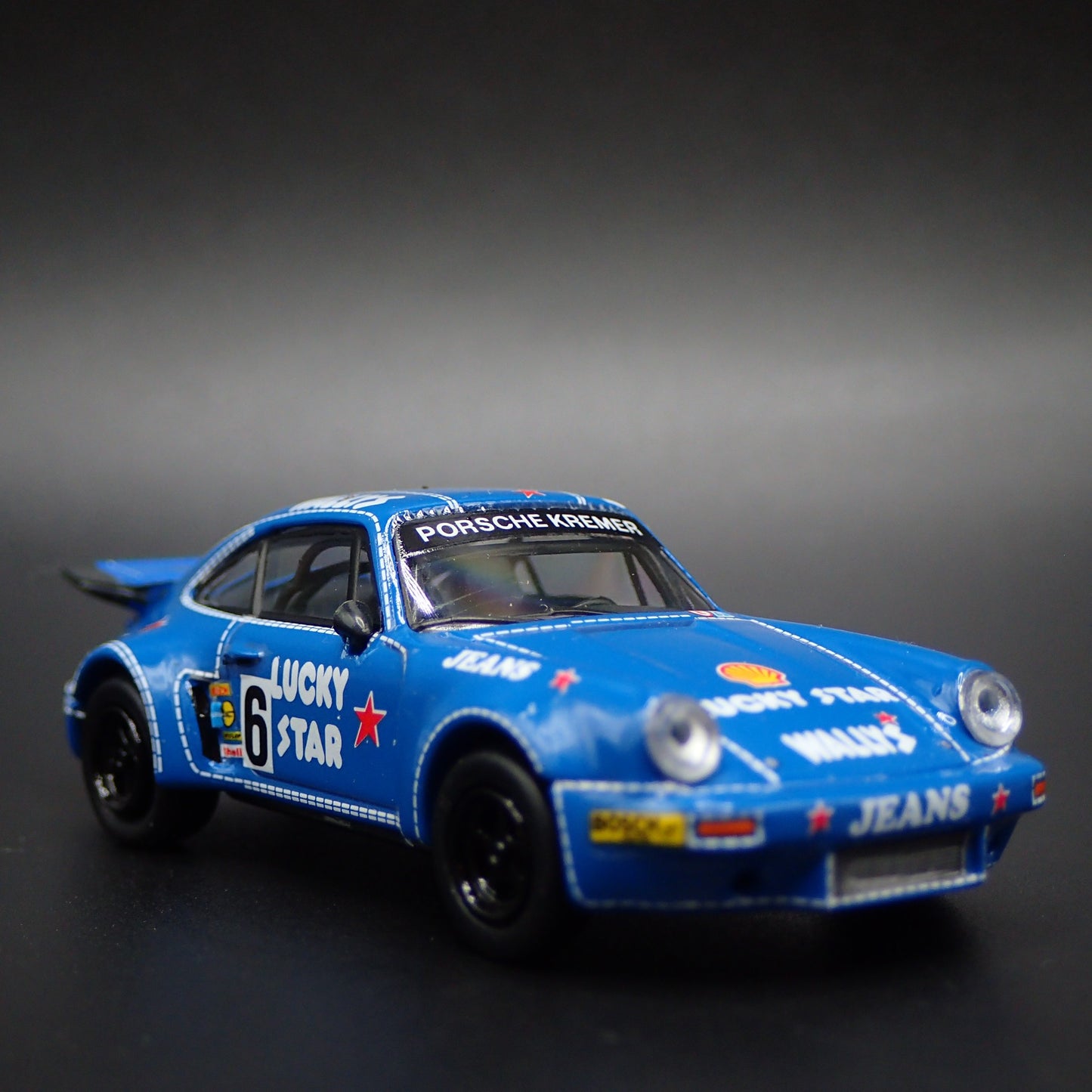 PORSCHE 911 CARRERA RSR 3.0 KREMER RACING WALLYS 1:64 SCALE DIECAST MODEL CAR