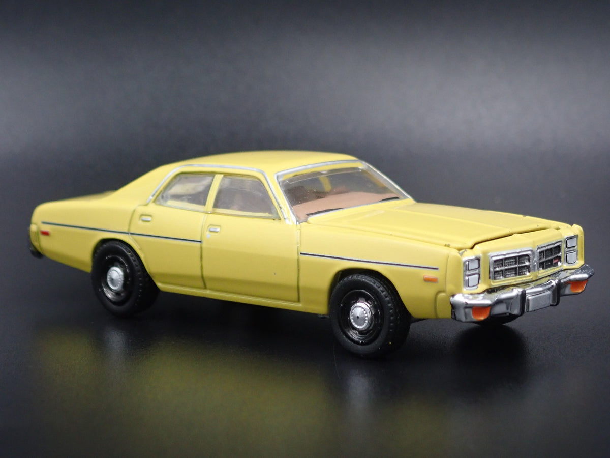 1978 78 DODGE MONACO 4 FOUR DOOR RARE 1/64 SCALE COLLECTIBLE DIECAST MODEL CAR-Burning Rubber Toy Company