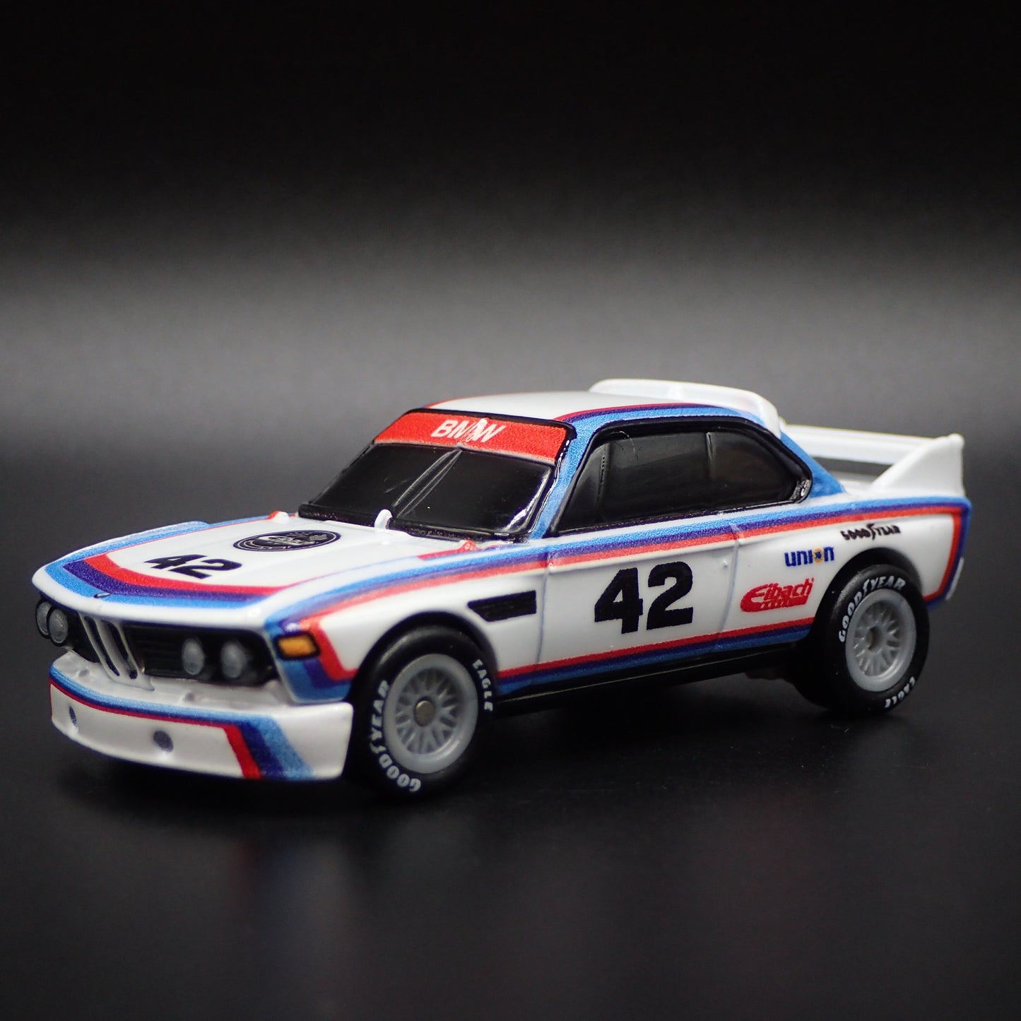 1973 73 BMW 3.0 CSL RACE CAR 1:64 SCALE COLLECTIBLE DIORAMA DIECAST MODEL CAR