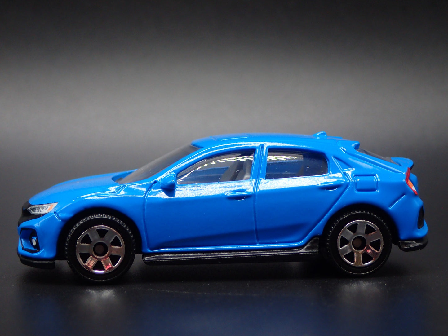 2017-2020 HONDA CIVIC HATCHBACK BLUE 1:64 SCALE COLLECTIBLE DIECAST MODEL CAR