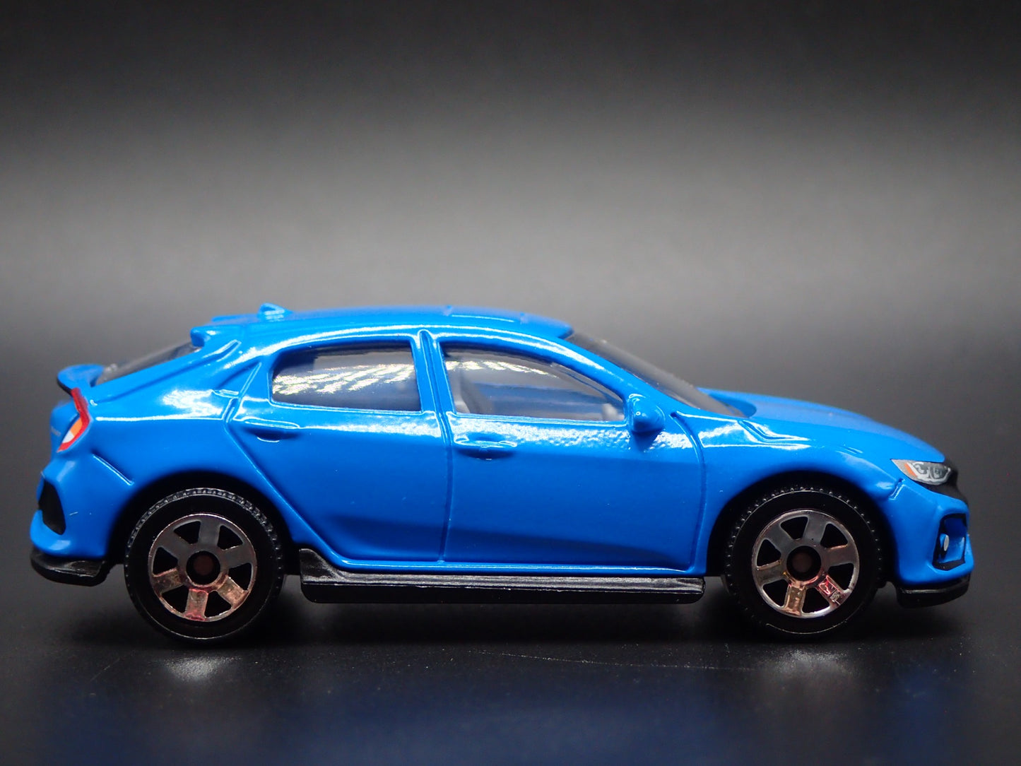 2017-2020 HONDA CIVIC HATCHBACK BLUE 1:64 SCALE COLLECTIBLE DIECAST MODEL CAR