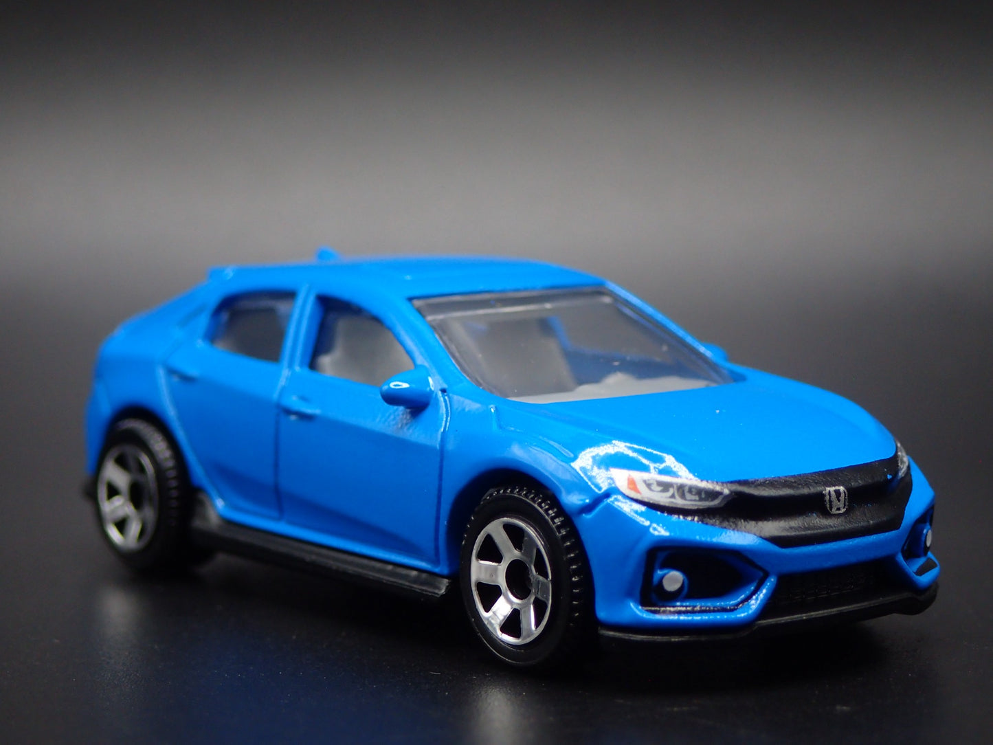 2017-2020 HONDA CIVIC HATCHBACK BLUE 1:64 SCALE COLLECTIBLE DIECAST MODEL CAR