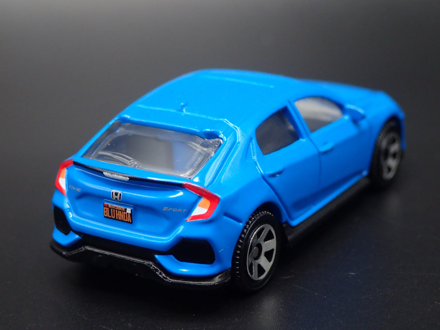 2017-2020 HONDA CIVIC HATCHBACK BLUE 1:64 SCALE COLLECTIBLE DIECAST MODEL CAR