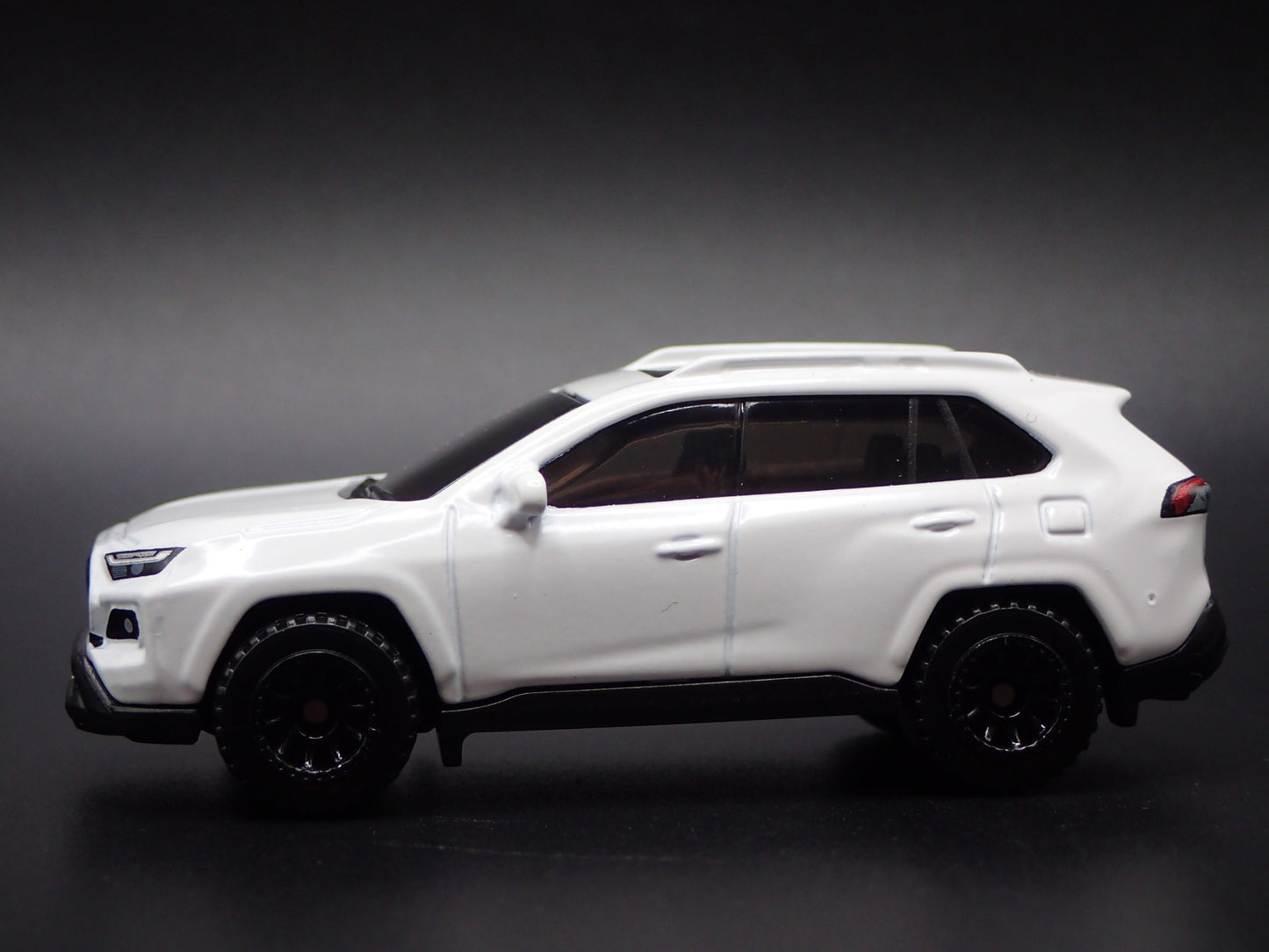 2019-2025 TOYOTA RAV4 TRD SUV WHITE 1/64 SCALE COLLECTIBLE DIECAST MODEL TRUCK