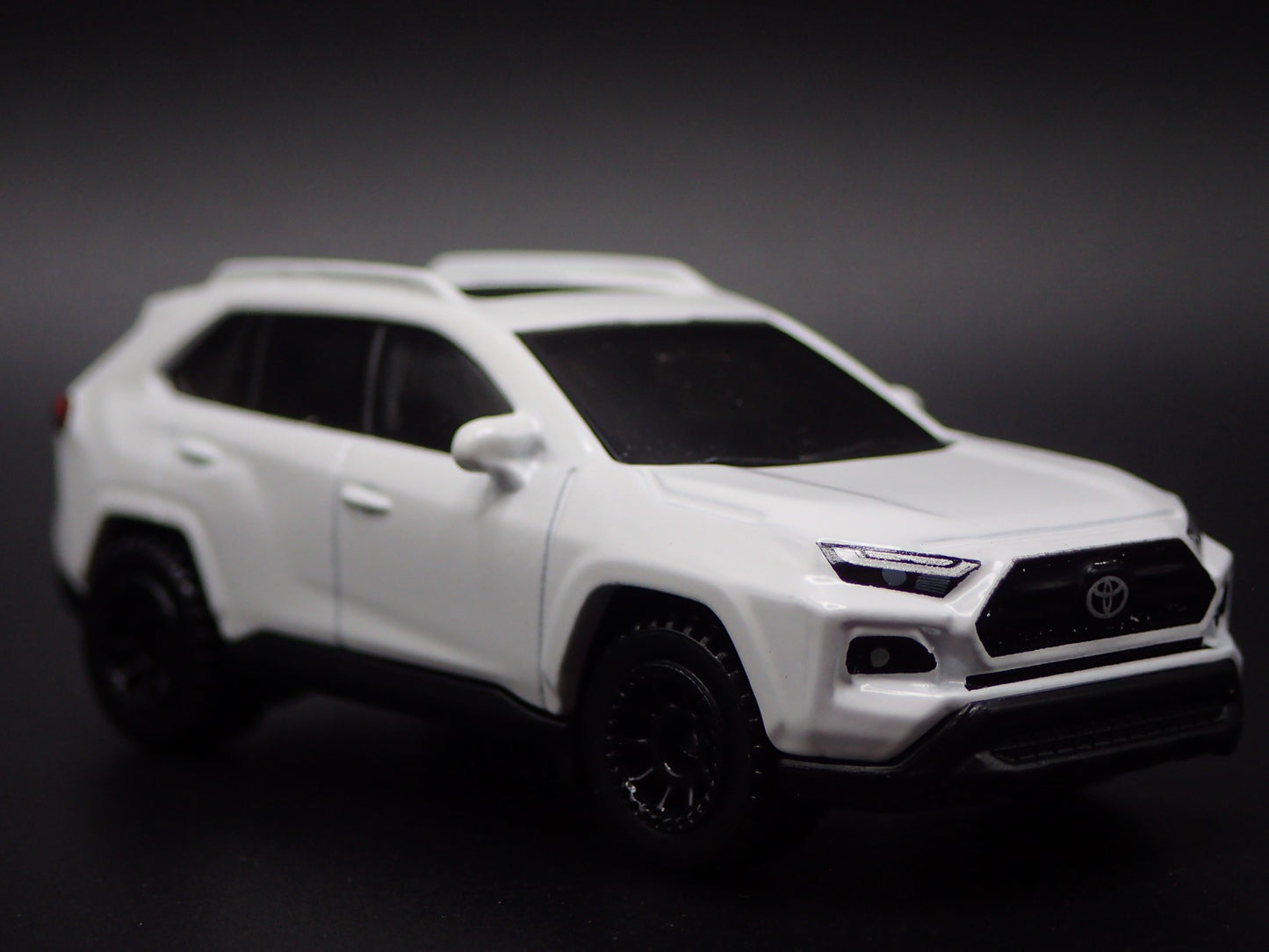 2019-2025 TOYOTA RAV4 TRD SUV WHITE 1/64 SCALE COLLECTIBLE DIECAST MODEL TRUCK