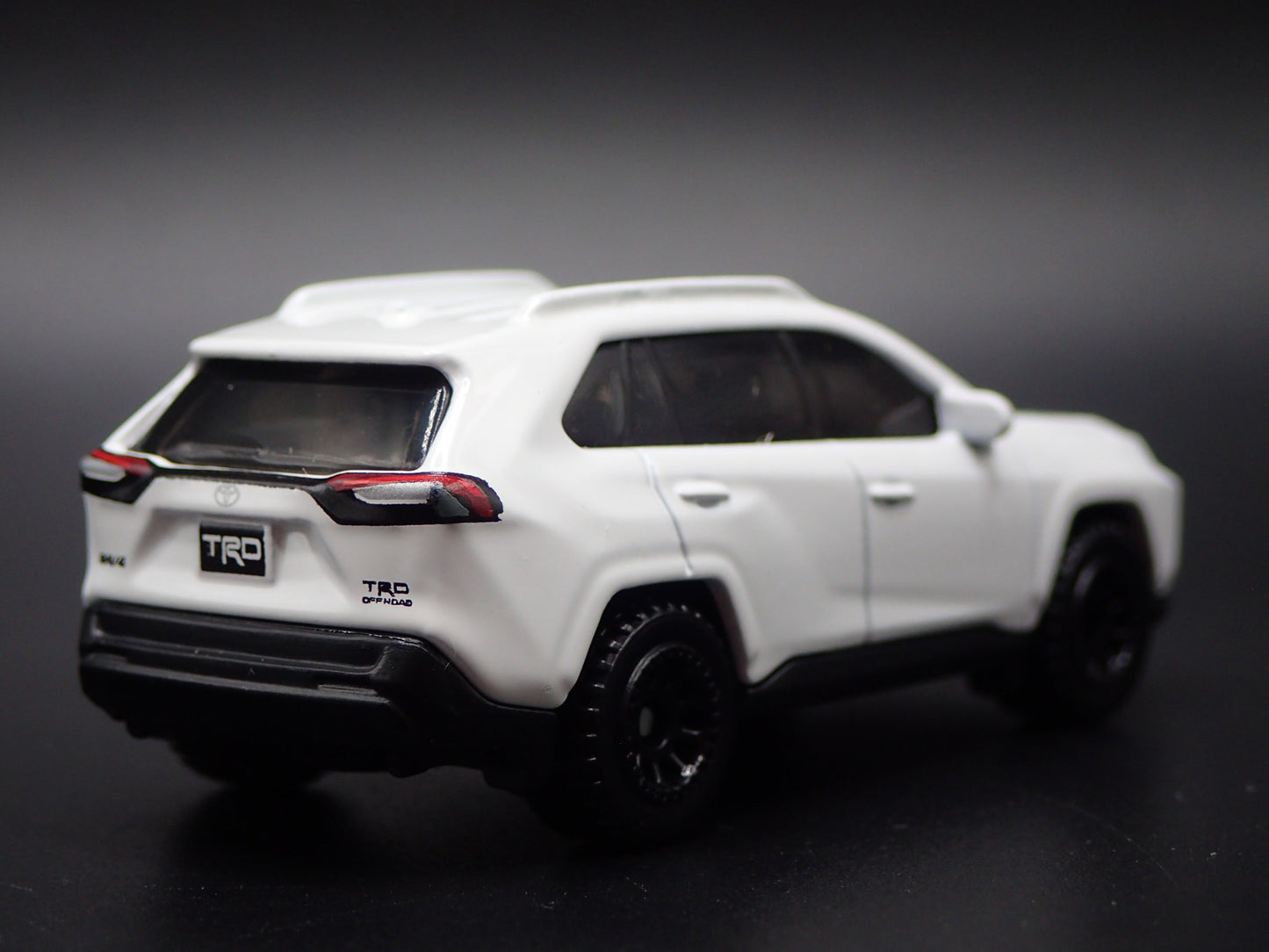 2019-2025 TOYOTA RAV4 TRD SUV WHITE 1/64 SCALE COLLECTIBLE DIECAST MODEL TRUCK