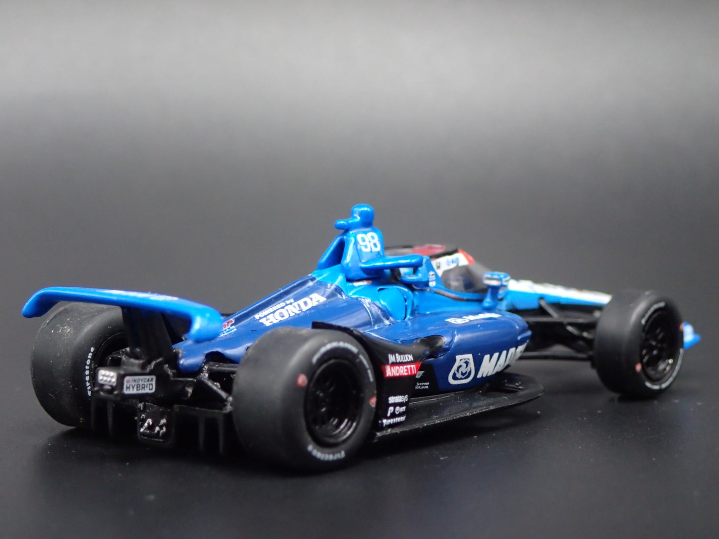 2025 INDY CAR RACING HONDA #98 MARCO ANDRETTI MAPEI 1:64 SCALE DIECAST MODEL CAR