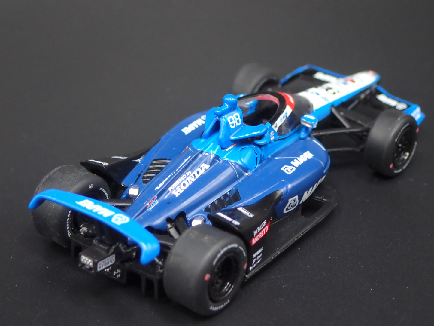 2025 INDY CAR RACING HONDA #98 MARCO ANDRETTI MAPEI 1:64 SCALE DIECAST MODEL CAR