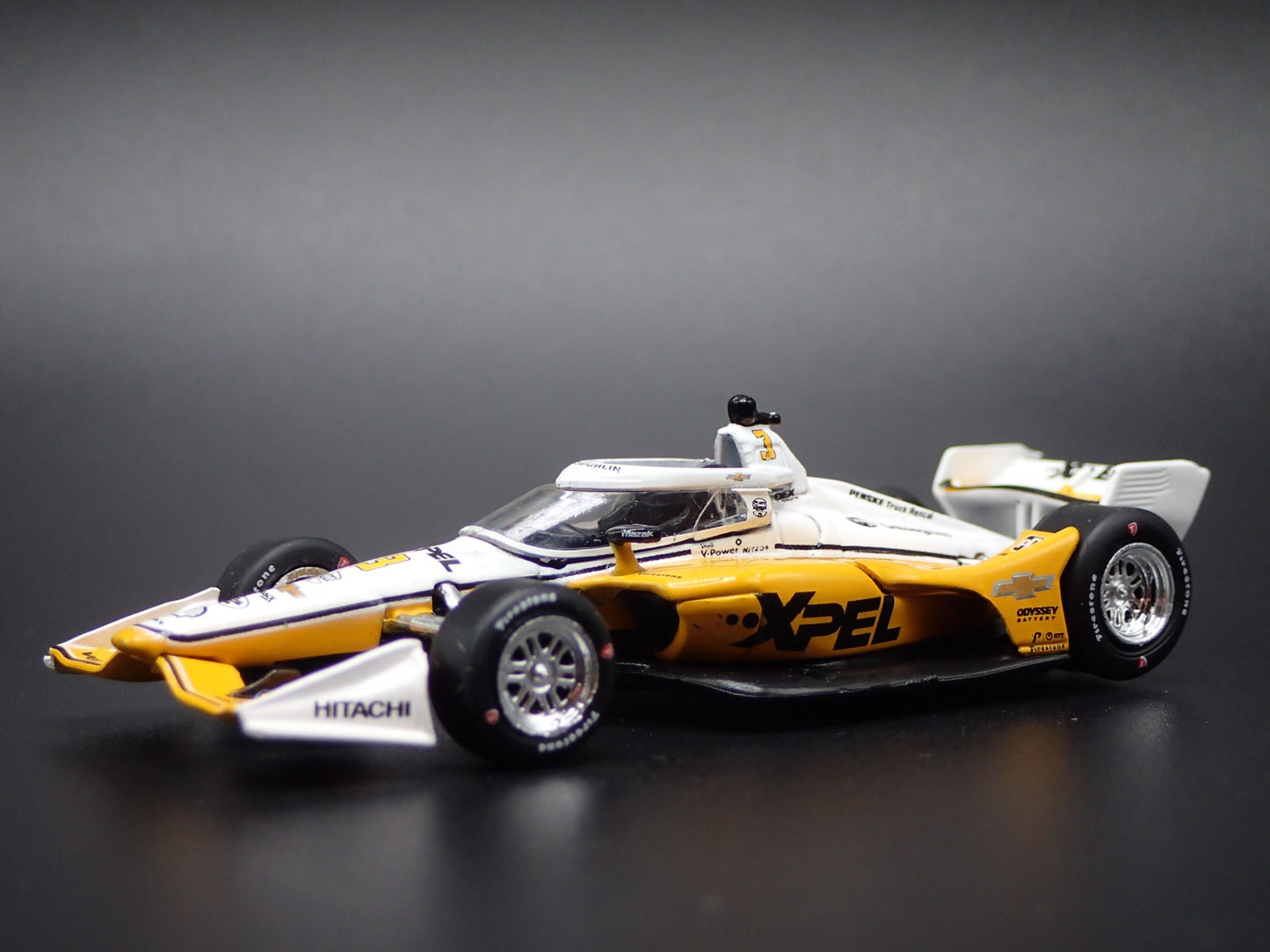 2025 INDY CAR RACING CHEVY #3 SCOTT MCLAUGHLIN XPEL 1:64 SCALE DIECAST MODEL CAR