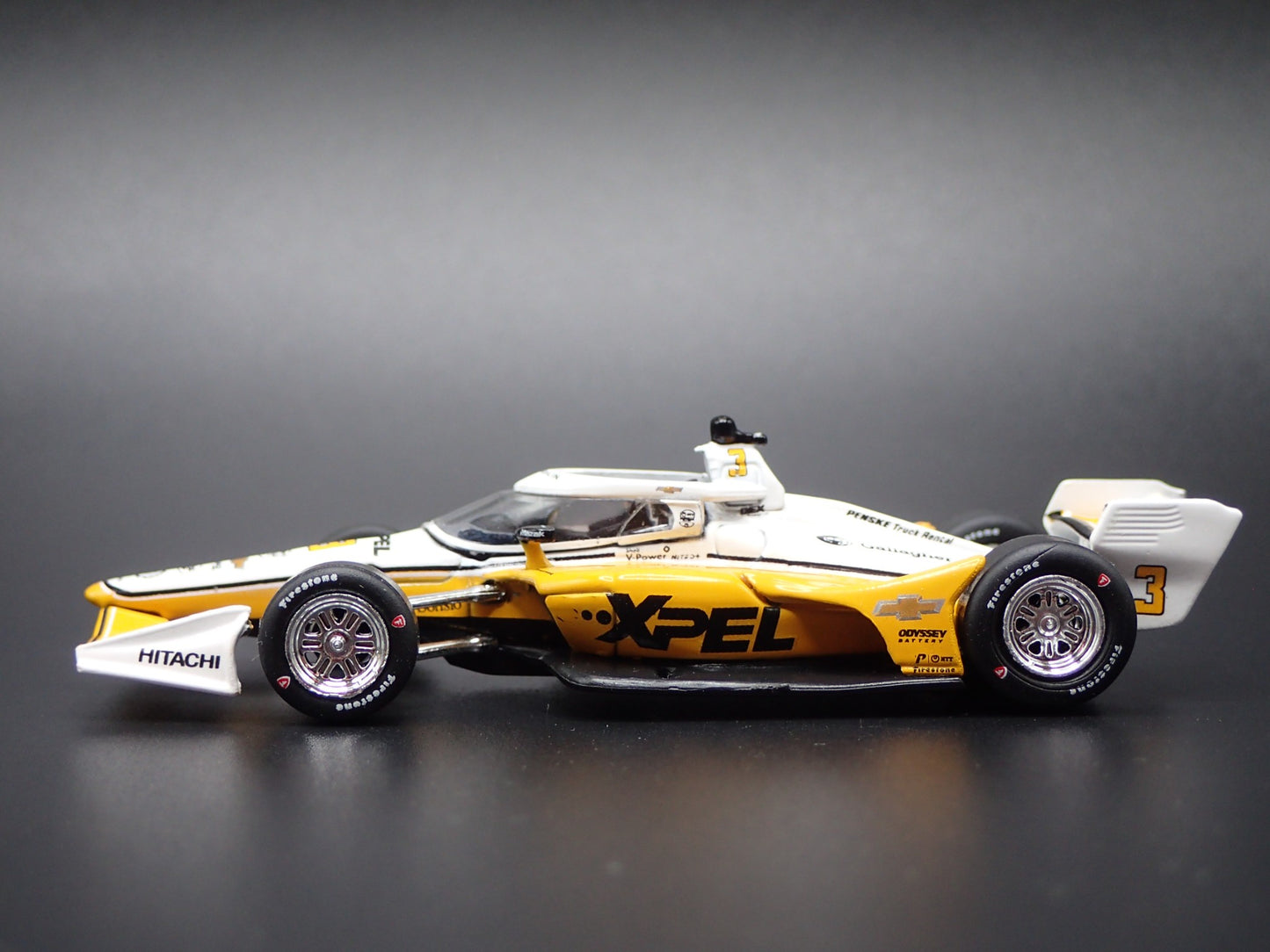 2025 INDY CAR RACING CHEVY #3 SCOTT MCLAUGHLIN XPEL 1:64 SCALE DIECAST MODEL CAR