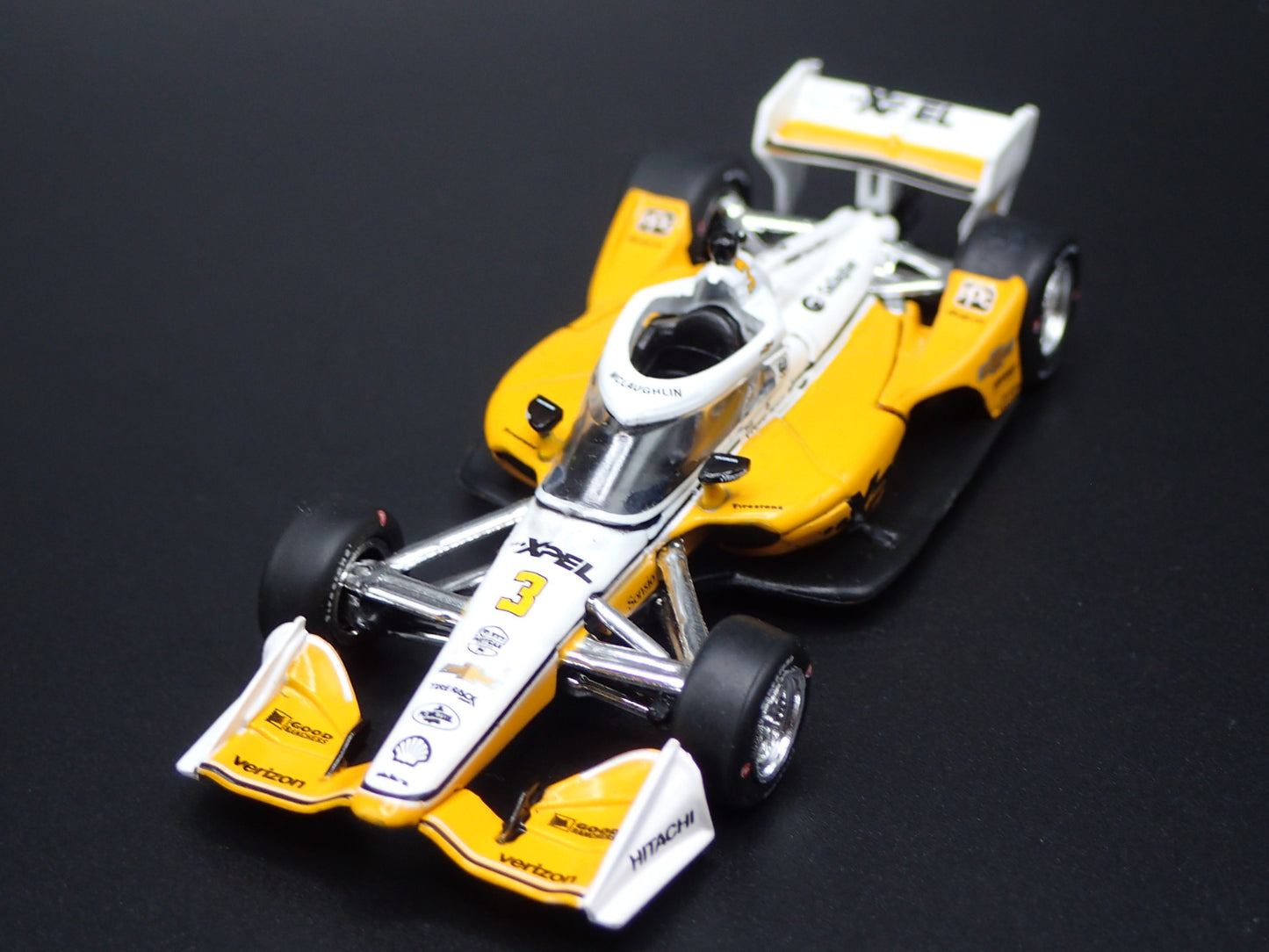 2025 INDY CAR RACING CHEVY #3 SCOTT MCLAUGHLIN XPEL 1:64 SCALE DIECAST MODEL CAR