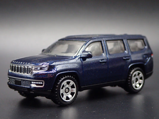 2022-2025 JEEP WAGONEER SUV BLUE RARE 1:64 SCALE DIORAMA DIECAST MODEL CAR