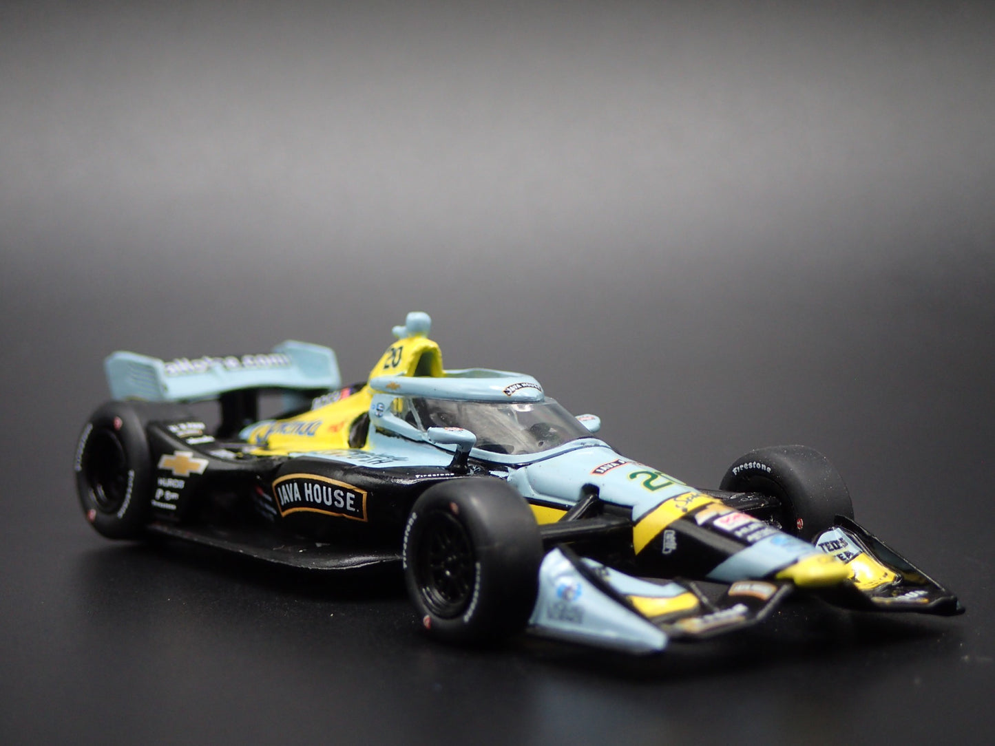 2025 INDY RACING CHEVY 20 ALEXANDER ROSSI JAVA HOUSE 1:64 SCALE DIECAST MODEL
