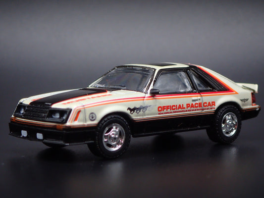 1979 79 FORD MUSTANG PACE CAR INDIANAPOLIS 500 RARE 1:64 SCALE DIECAST MODEL CAR