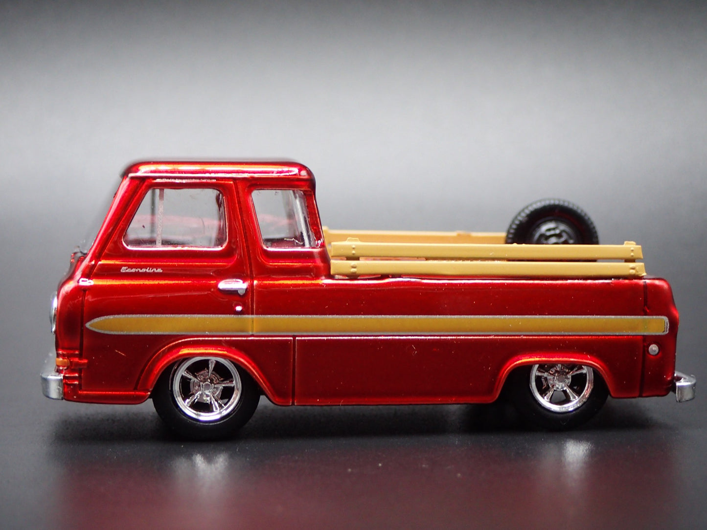 1964 64 FORD ECONOLINE PICKUP TRUCK RED 1:64 SCALE COLLECTIBLE DIECAST MODEL CAR