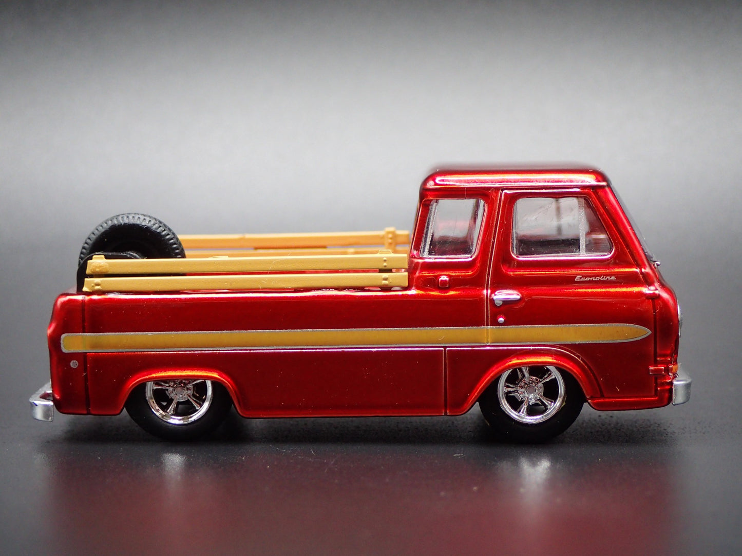 1964 64 FORD ECONOLINE PICKUP TRUCK RED 1:64 SCALE COLLECTIBLE DIECAST MODEL CAR