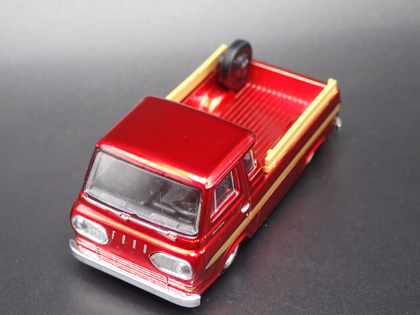 1964 64 FORD ECONOLINE PICKUP TRUCK RED 1:64 SCALE COLLECTIBLE DIECAST MODEL CAR