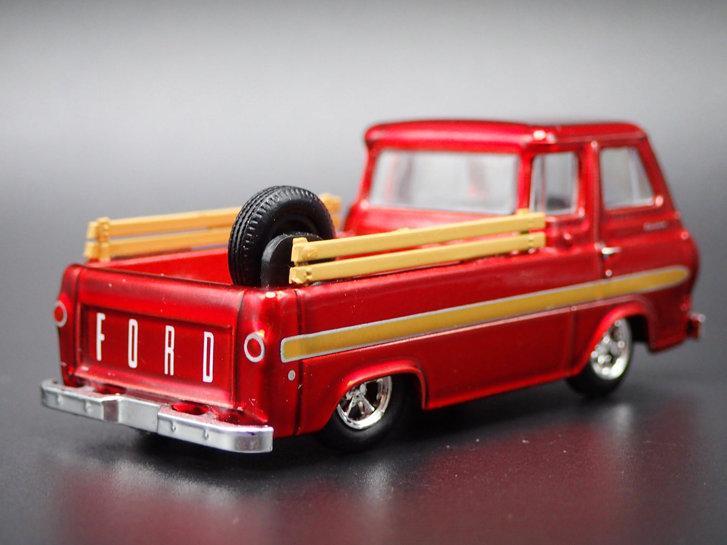1964 64 FORD ECONOLINE PICKUP TRUCK RED 1:64 SCALE COLLECTIBLE DIECAST MODEL CAR