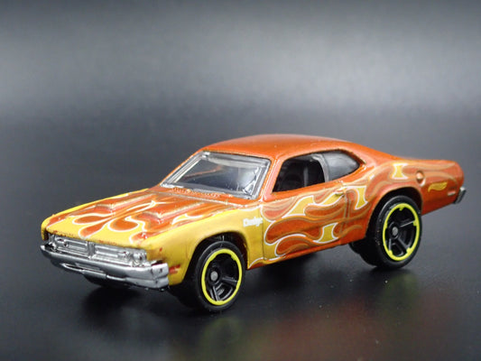 1971 71 DODGE DEMON MUSCLE CAR 1/64 SCALE COLLECTIBLE DIORAMA DIECAST MODEL CAR
