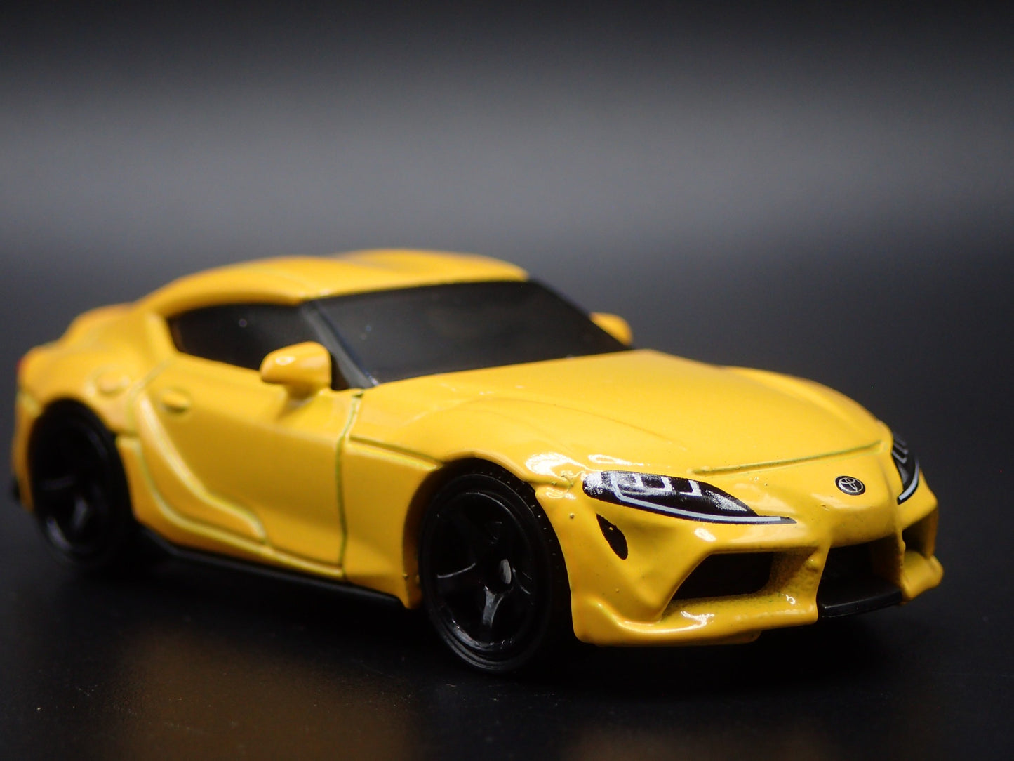 2019-2025 TOYOTA GR SUPRA YEL 1/64 SCALE COLLECTIBLE DIORAMA DIECAST MODEL CAR
